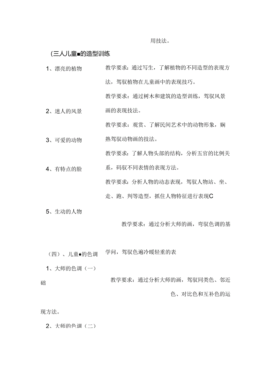 儿童画课程教学大纲.docx_第2页