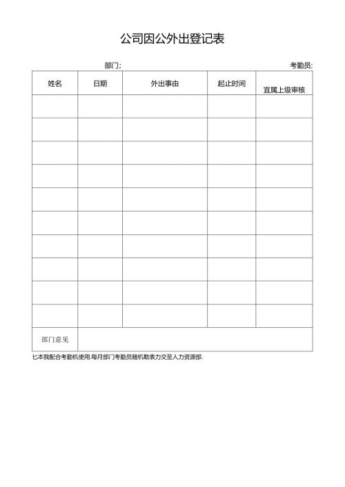 公司因公外出登记表.docx