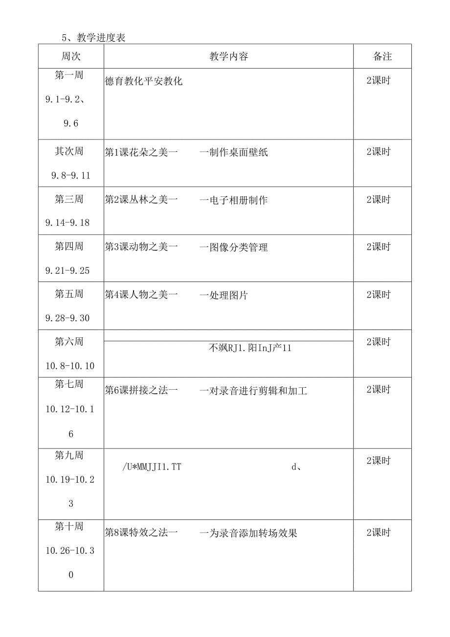 六年级上学期教学工作计划.docx_第3页