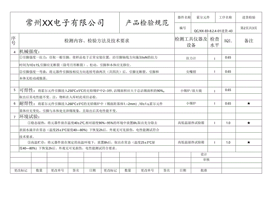 霍尔元件进货检验标准.docx_第2页