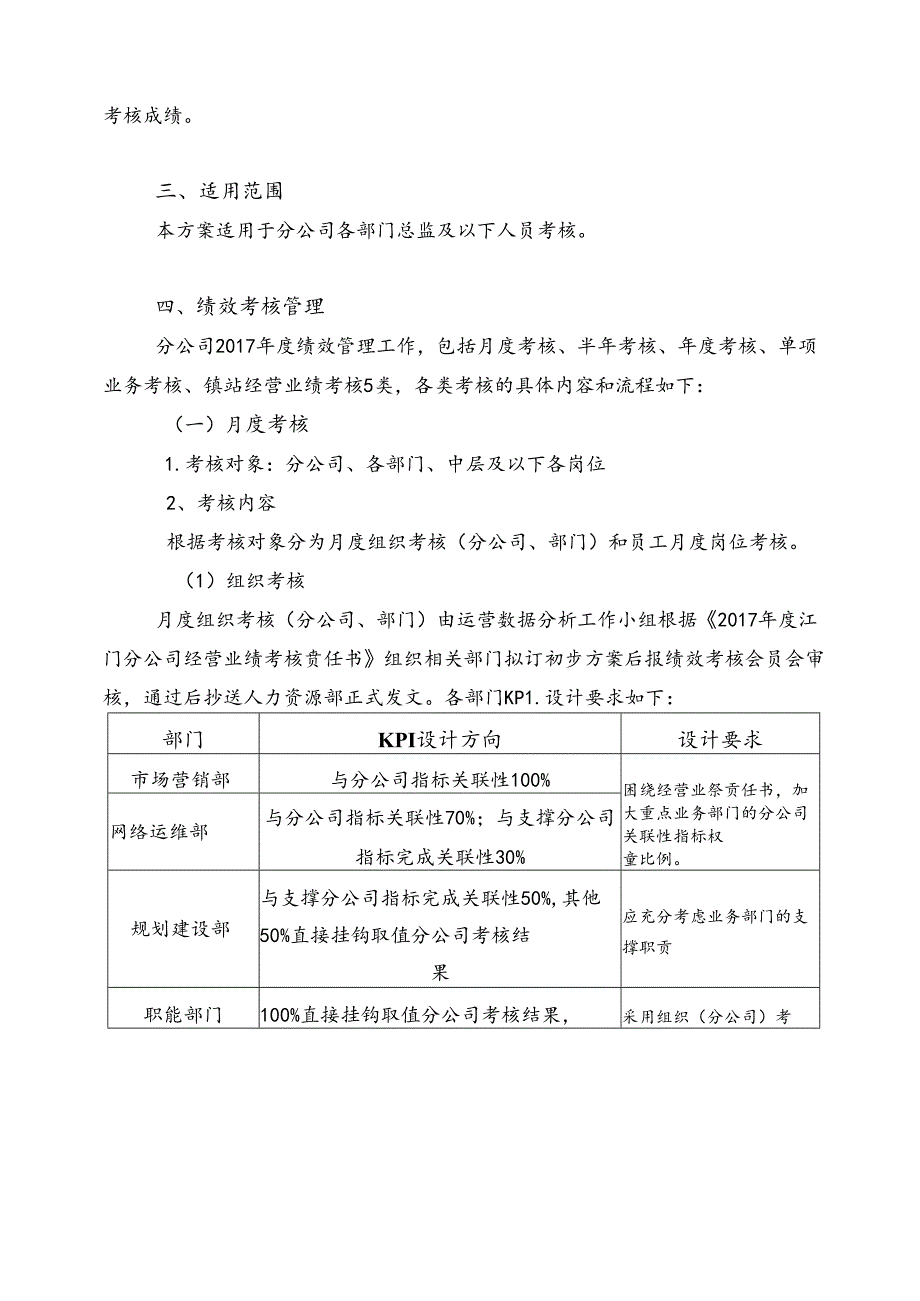 江门分公司2017年绩效考核实施细则（试行版）0406.docx_第2页