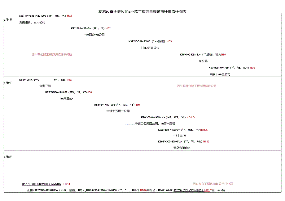 花石峡至大武改扩建工程现场审计进度计划.docx_第1页
