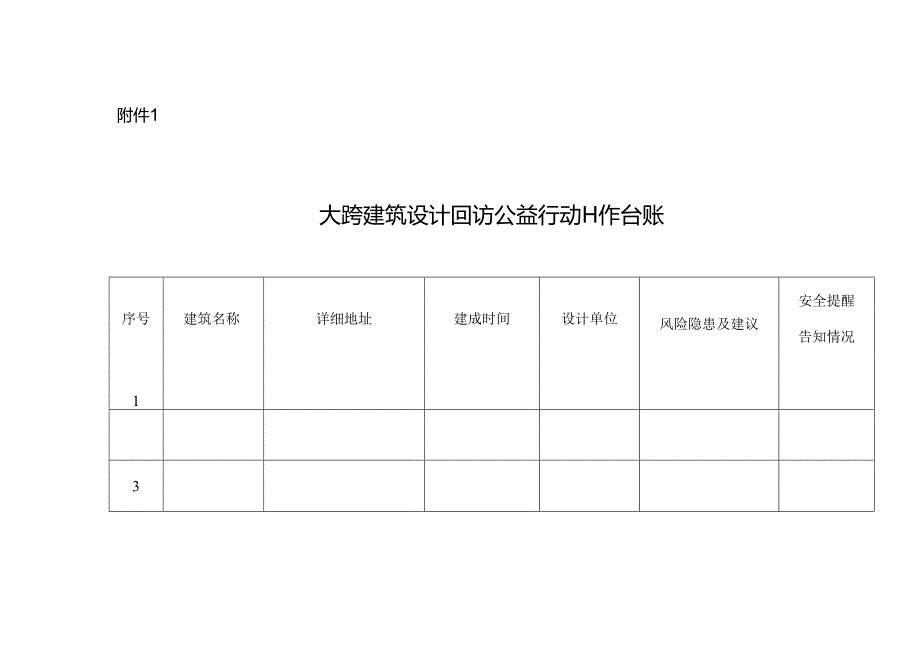 大跨建筑设计回访公益行动工作台账.docx_第1页