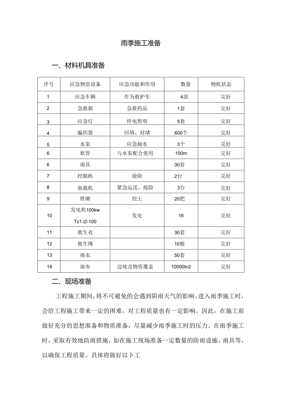 雨季施工准备.docx_第1页