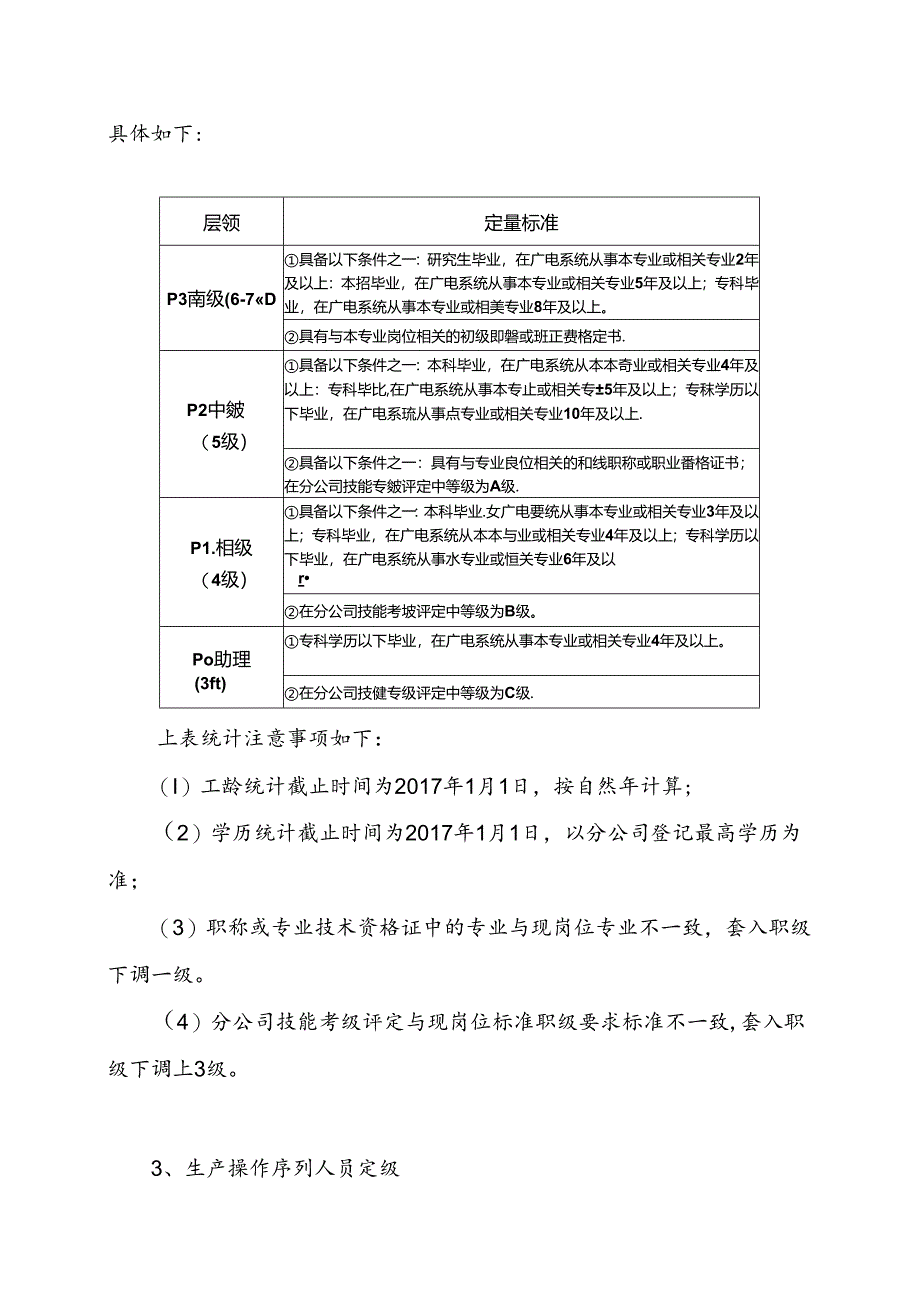 江门分公司镇站套岗定级和薪酬套改实施细则（20170619） .docx_第3页