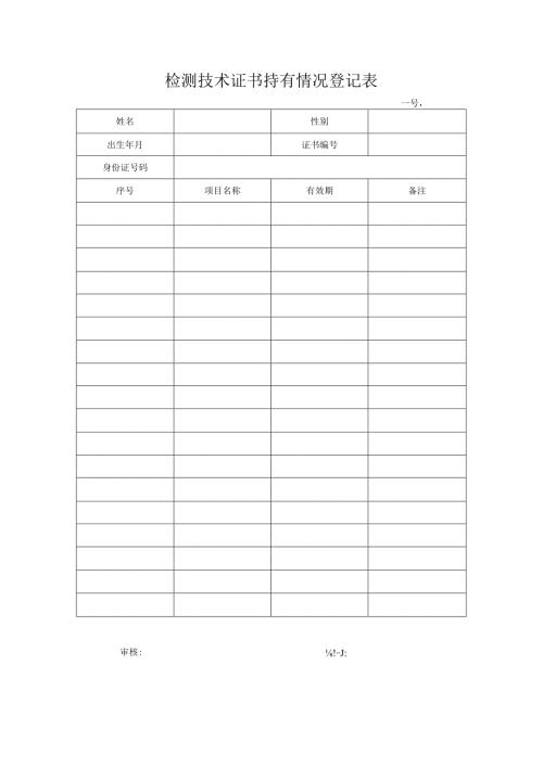 检测技术证书持有情况登记表.docx