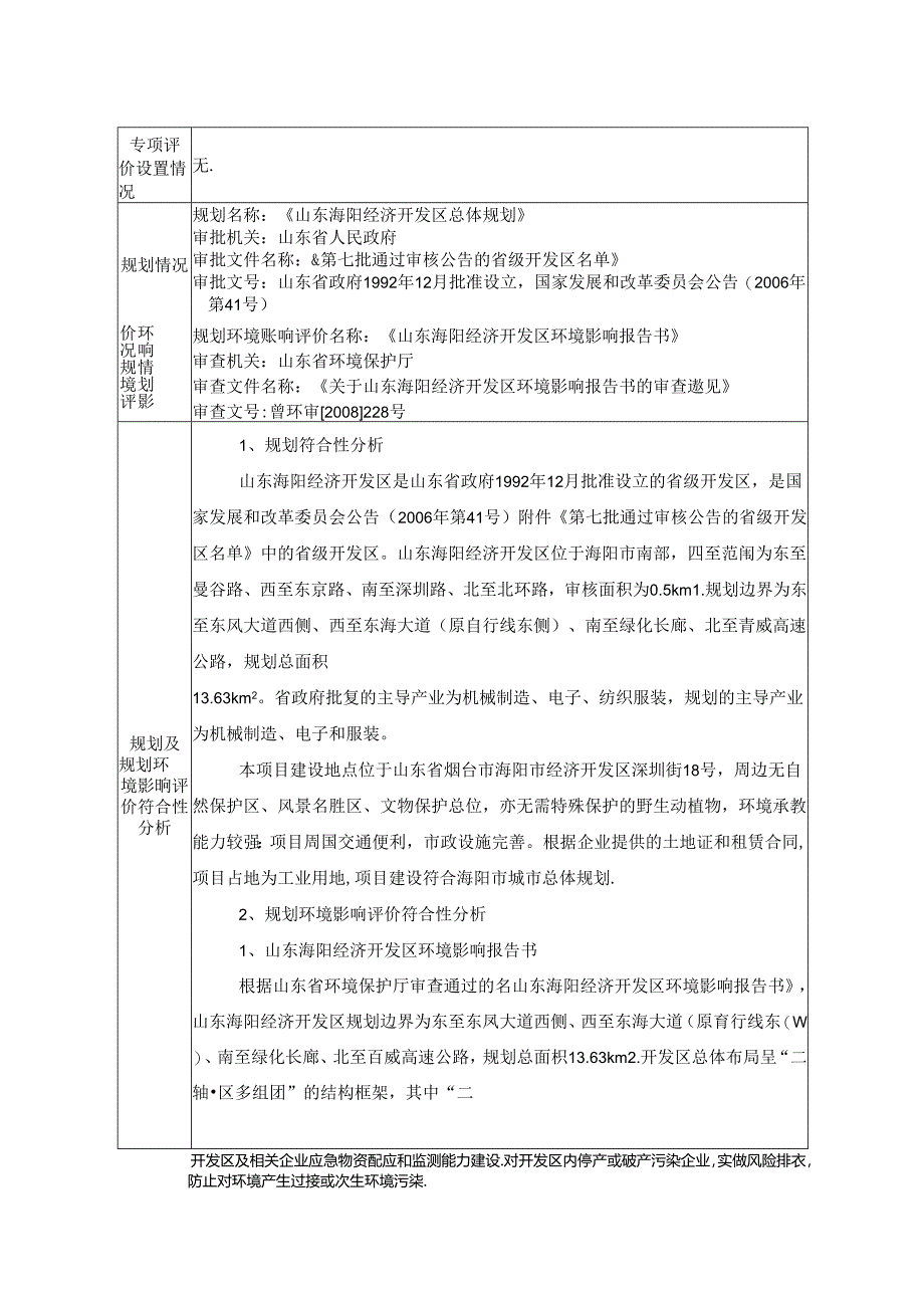 海阳丰能磁性材料加工剂项目环评报告表.docx_第3页