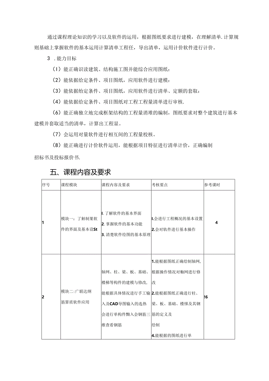 建筑工程技术专业《BIM技术应用》课程标准.docx_第2页