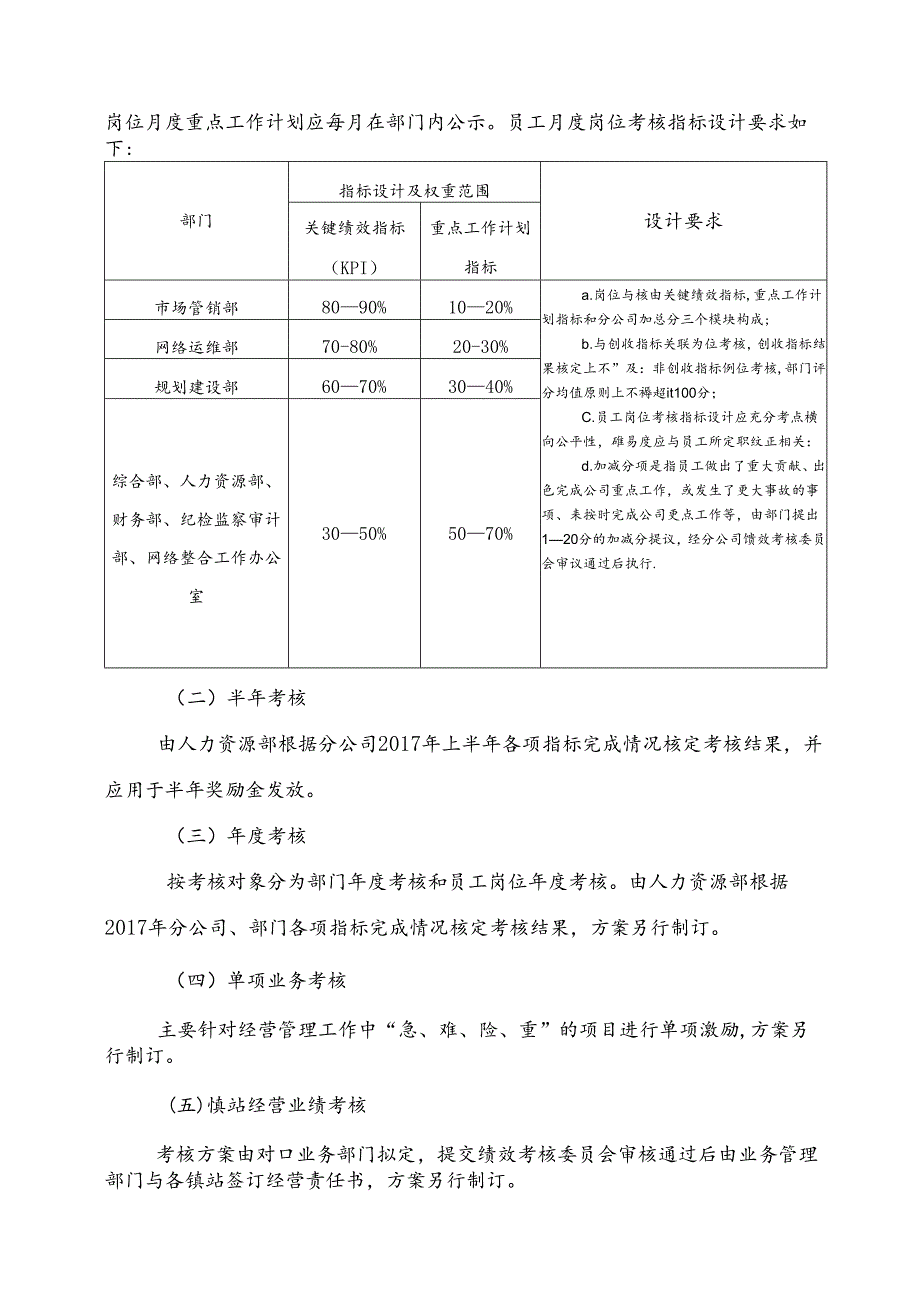 江门分公司2017年绩效考核实施细则（试行）0419 .docx_第3页