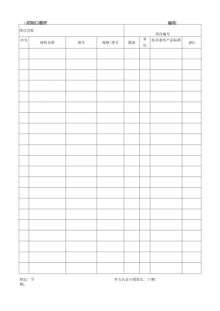 材料清单模板.docx_第1页