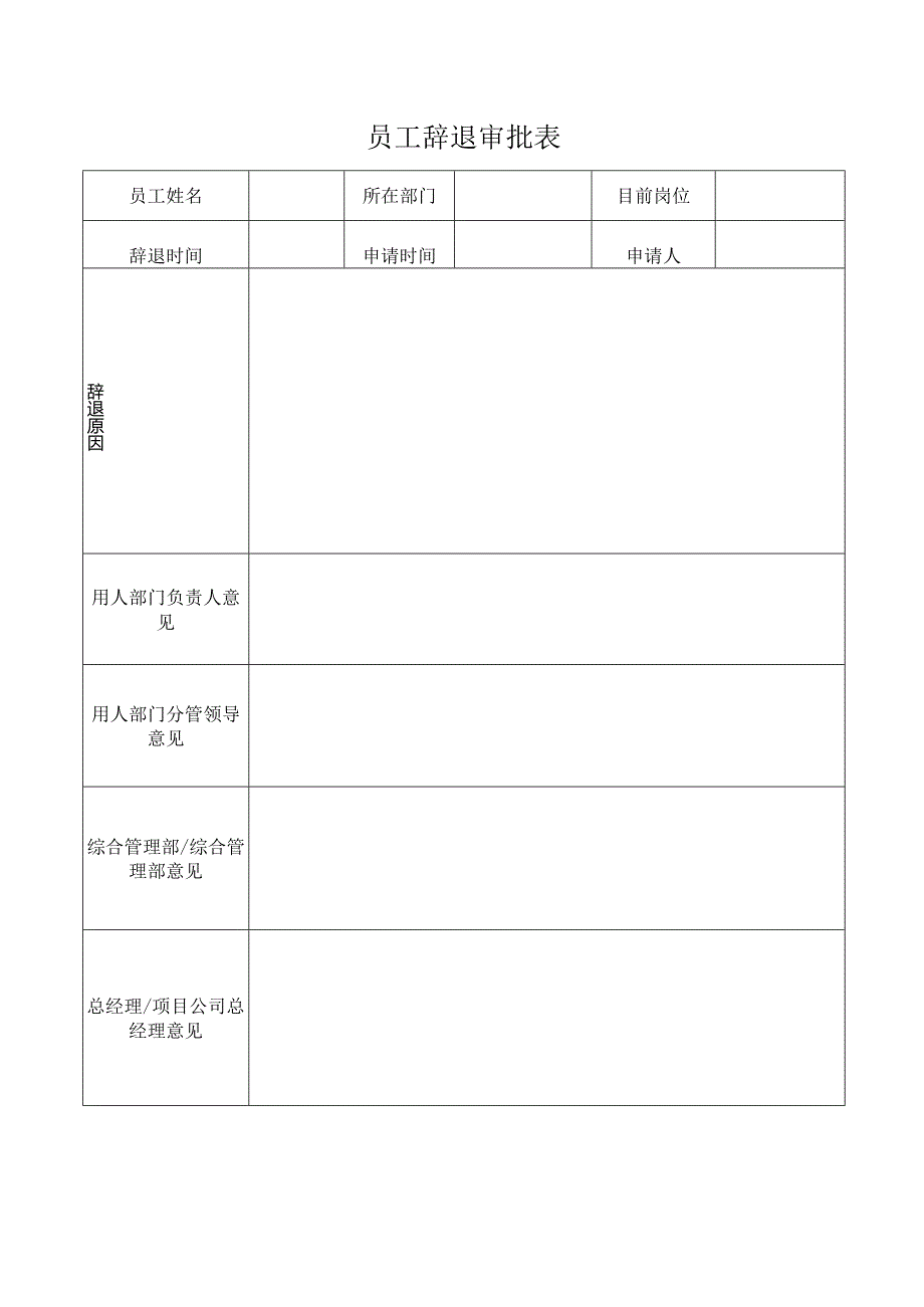 员工辞退审批表.docx_第1页