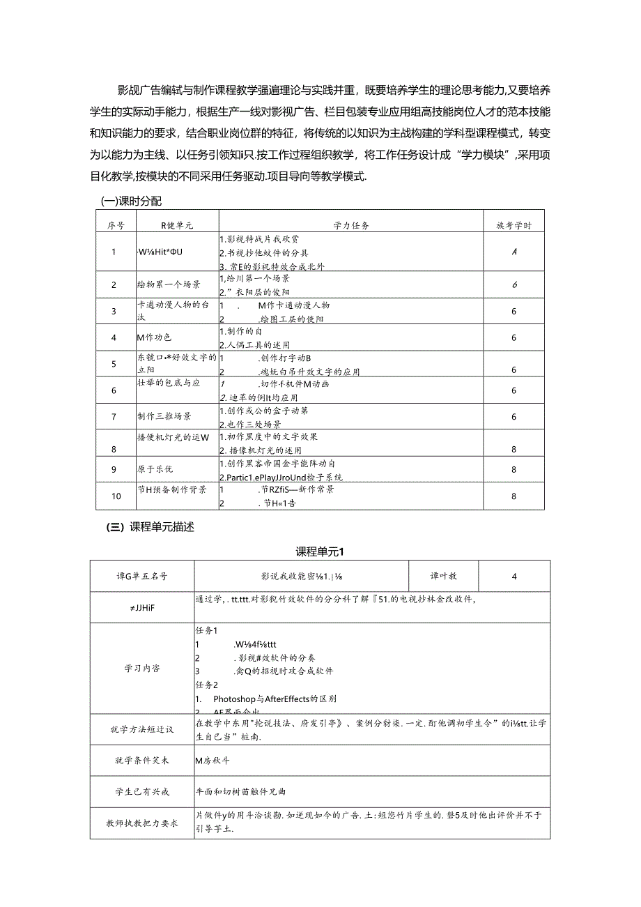 职业学院广告艺术设计专业核心课课程标准.docx_第2页