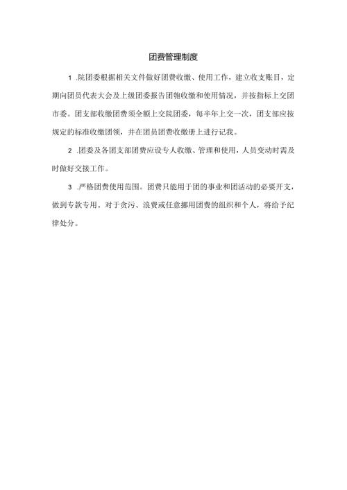 团费管理制度.docx