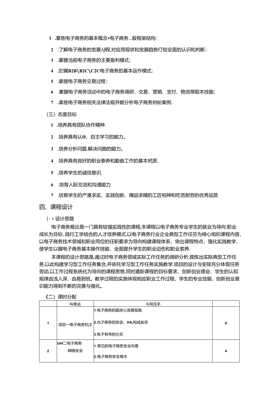 职业学院市场营销专业核心课《电子商务概论》课程标准.docx_第2页
