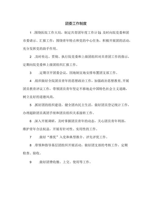 团委工作制度.docx
