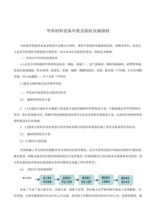 甲供材料设备申报验收细则2017.6.23.docx