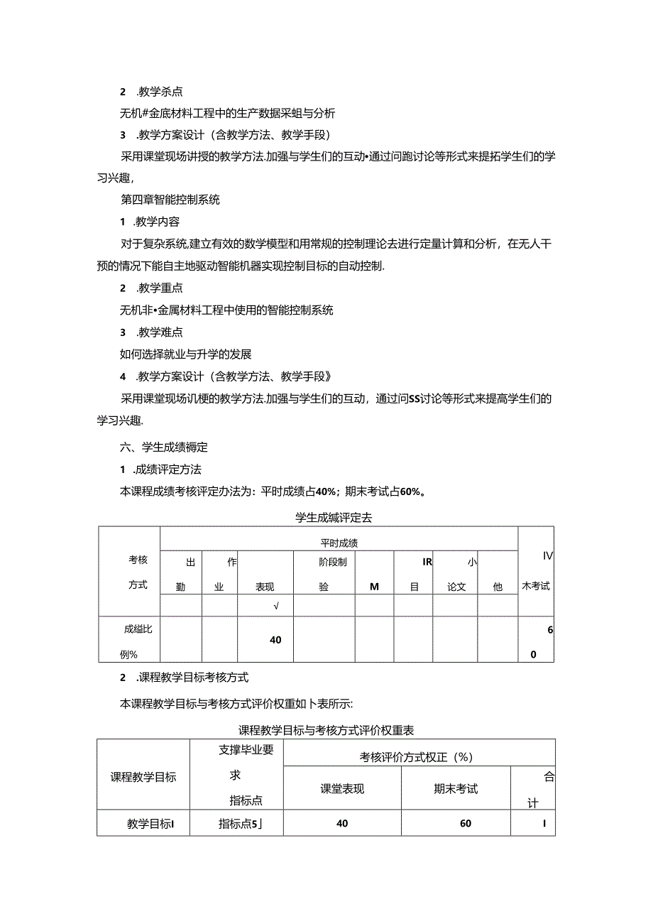 无机非金属材料工程《智能控制概论》课程教学大纲.docx_第3页