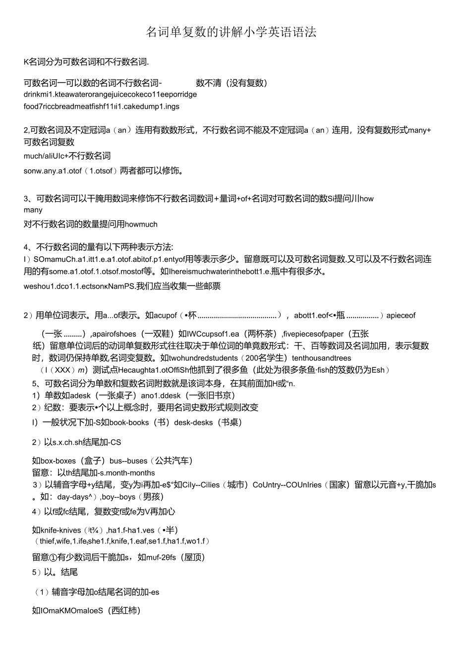 小升初名词单复数的讲解.docx_第1页