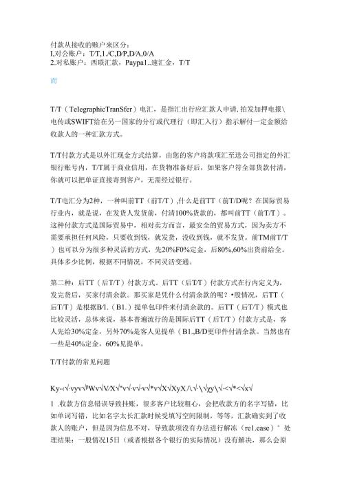 最全外贸付款方式.docx