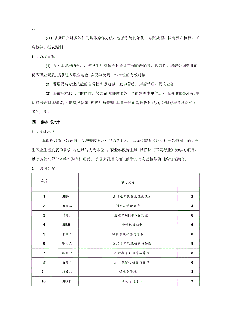 职业学院大数据与会计专业核心课《会计电算化》课程标准.docx_第2页