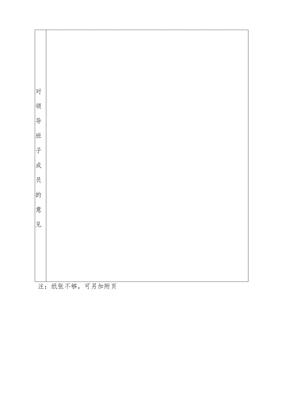 2024年度党员领导干部民主生活会征求意见表（笼统提）.docx_第2页