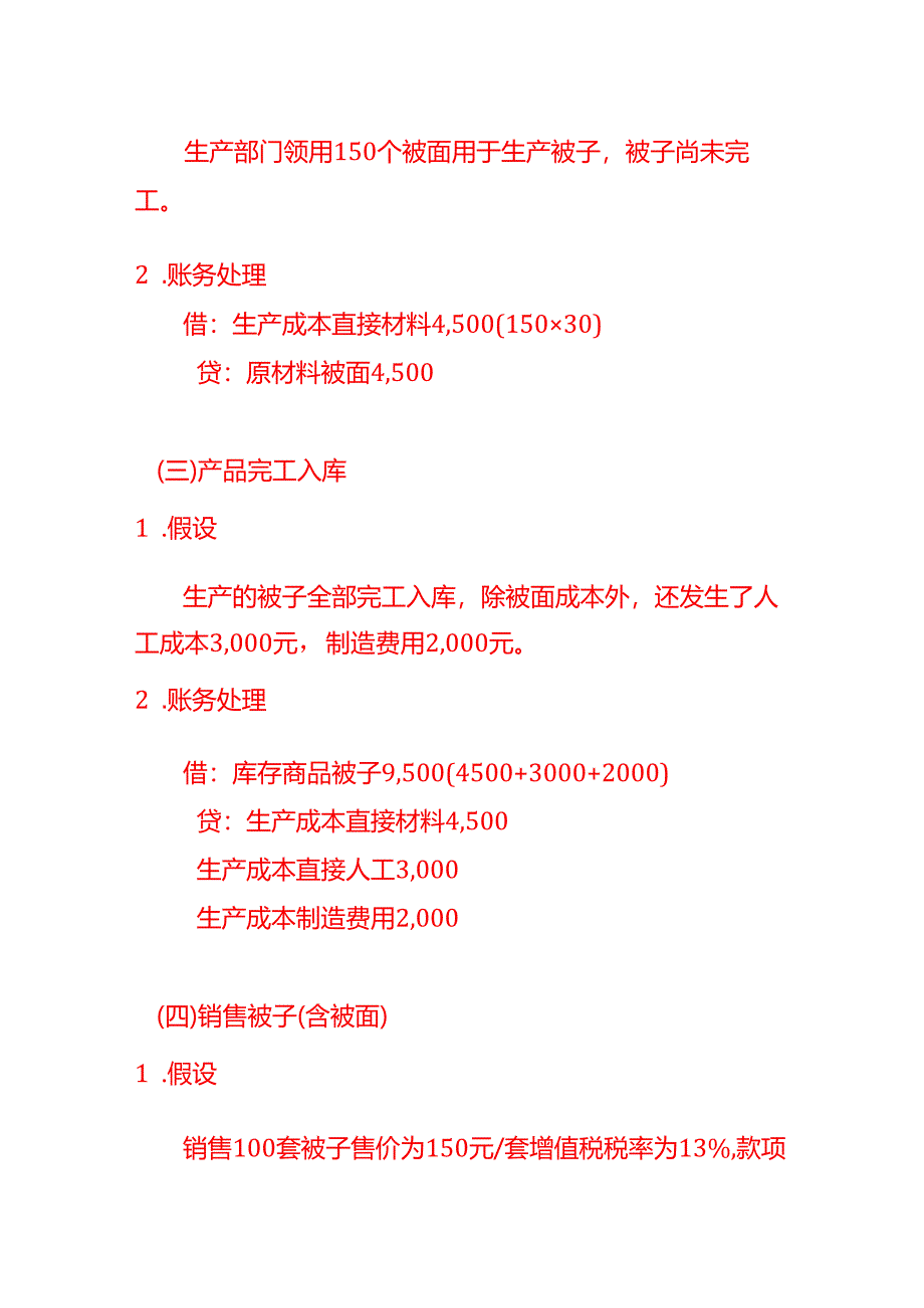 被面账务处理-做账分录模板.docx_第2页