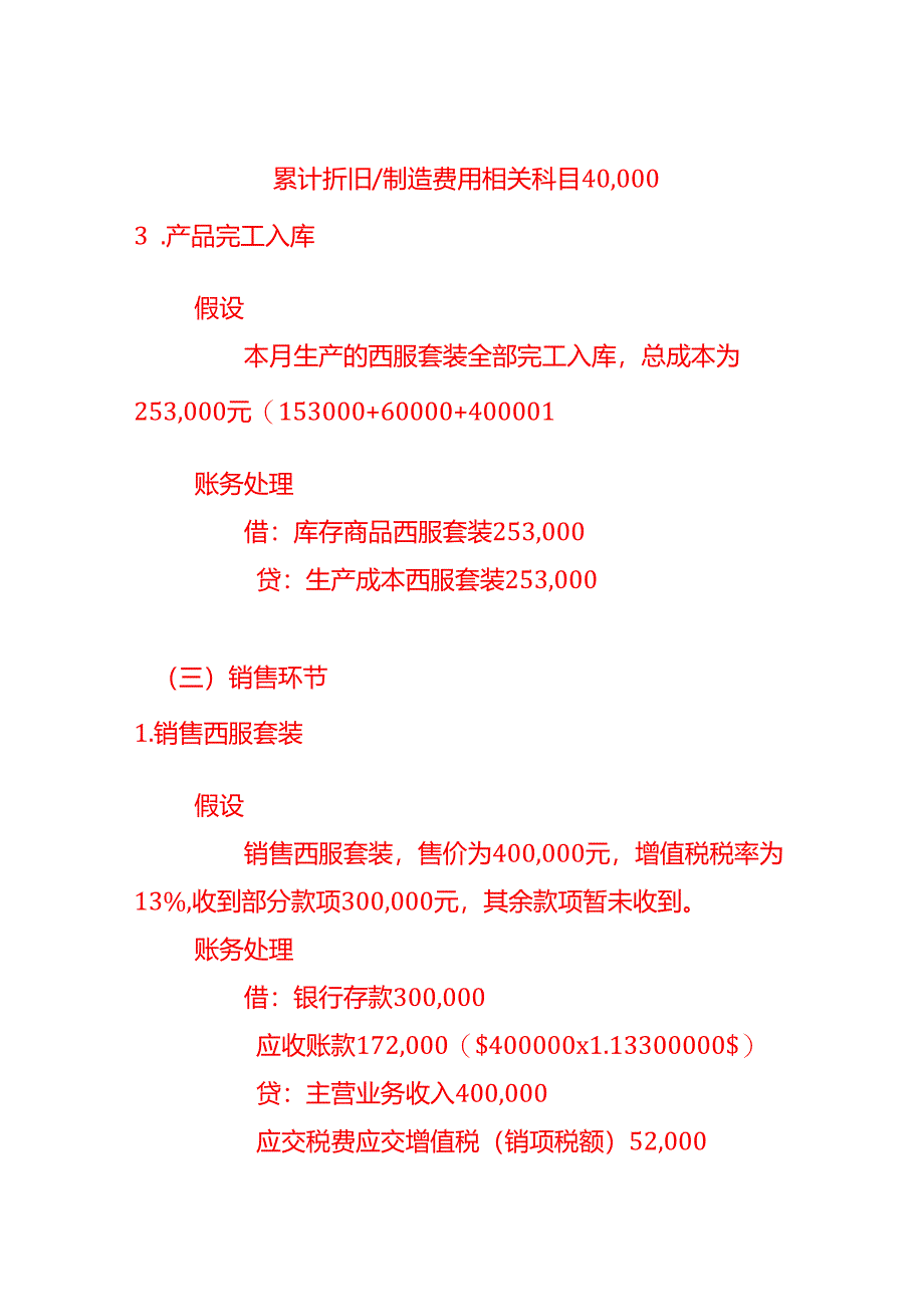 西服套装账务处理-做账分录模板.docx_第3页