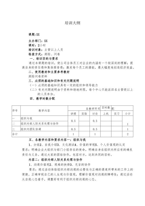 培训大纲模板.docx