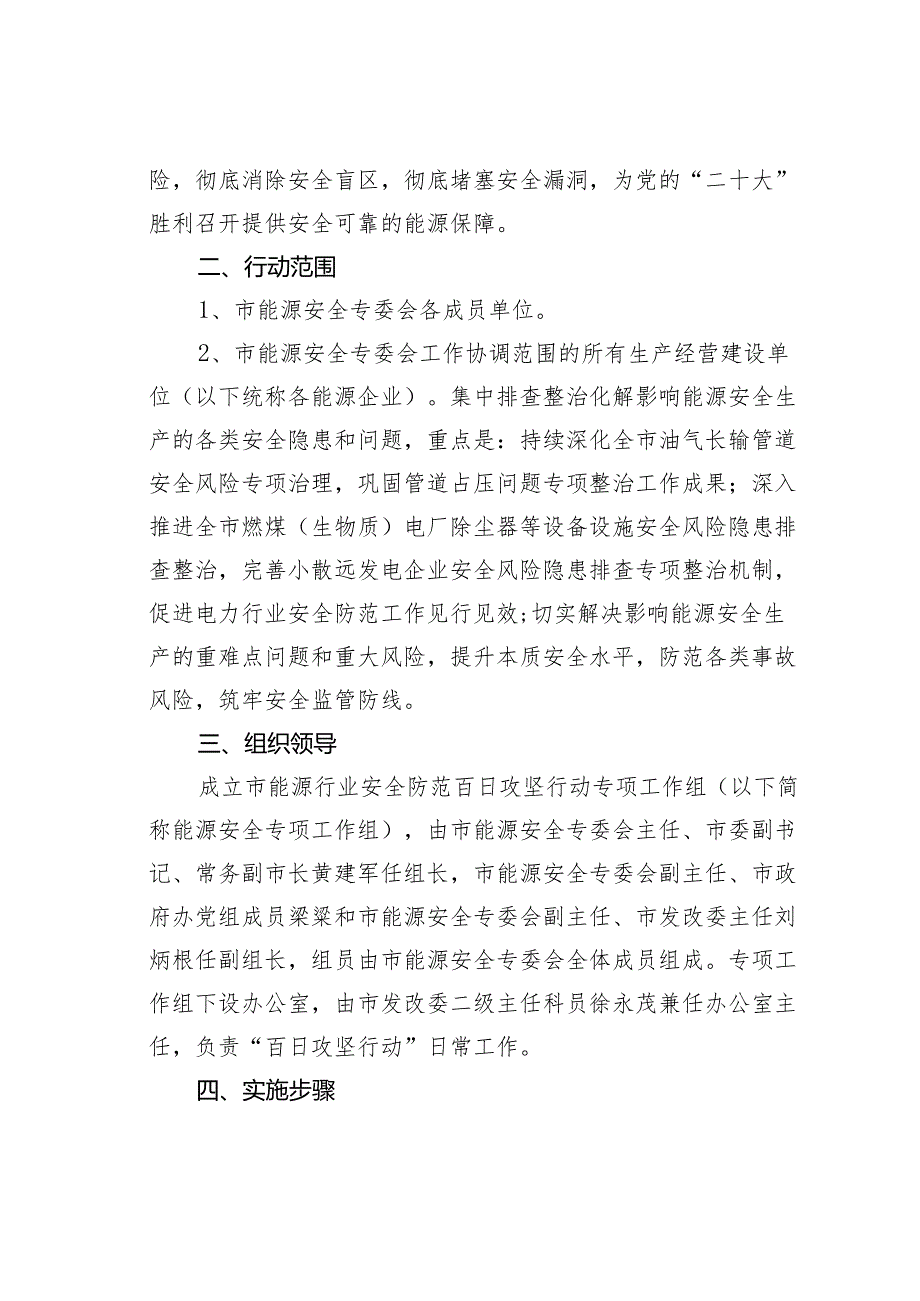 某某市能源行业安全防范百日攻坚行动工作实施方案.docx_第2页