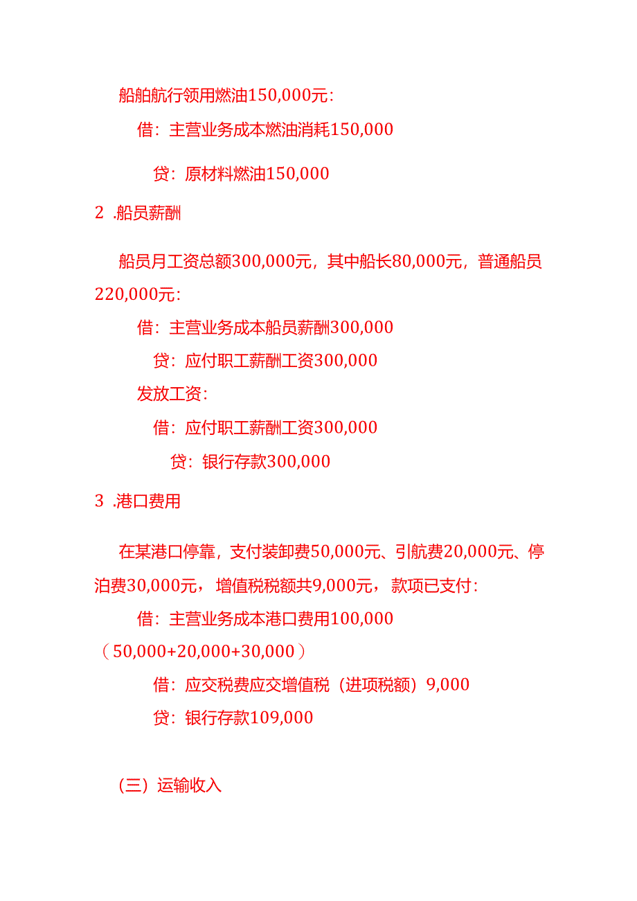 做账实操-海运公司的账务处理示例.docx_第3页