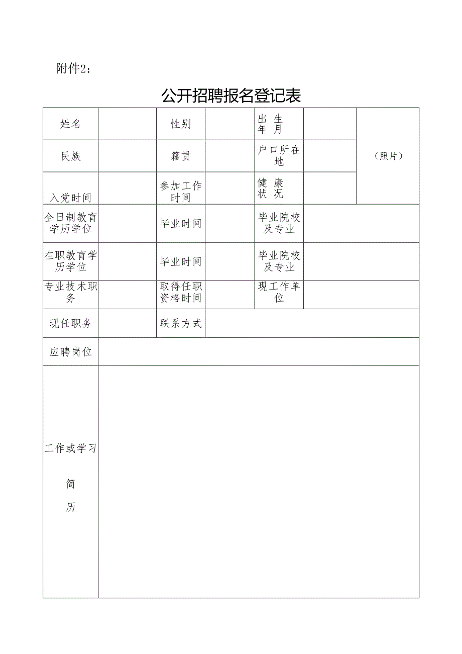 山东省教育厅直属事业单位招聘工作人员情况登记表.docx_第1页
