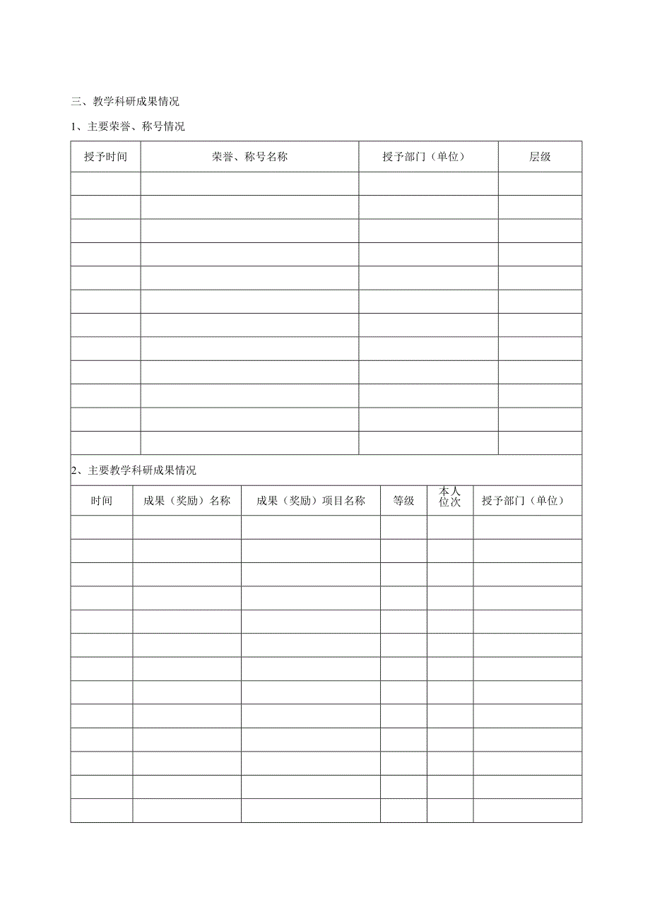 高等学校教师职务呈报表.docx_第2页