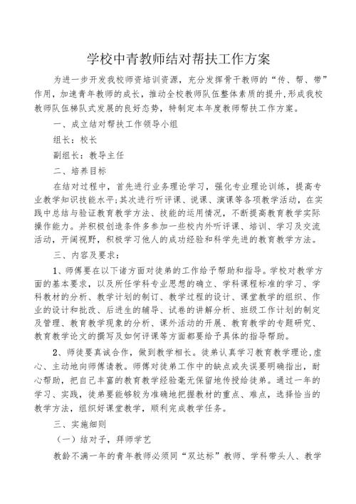 学校中青教师结对帮扶工作方案.docx