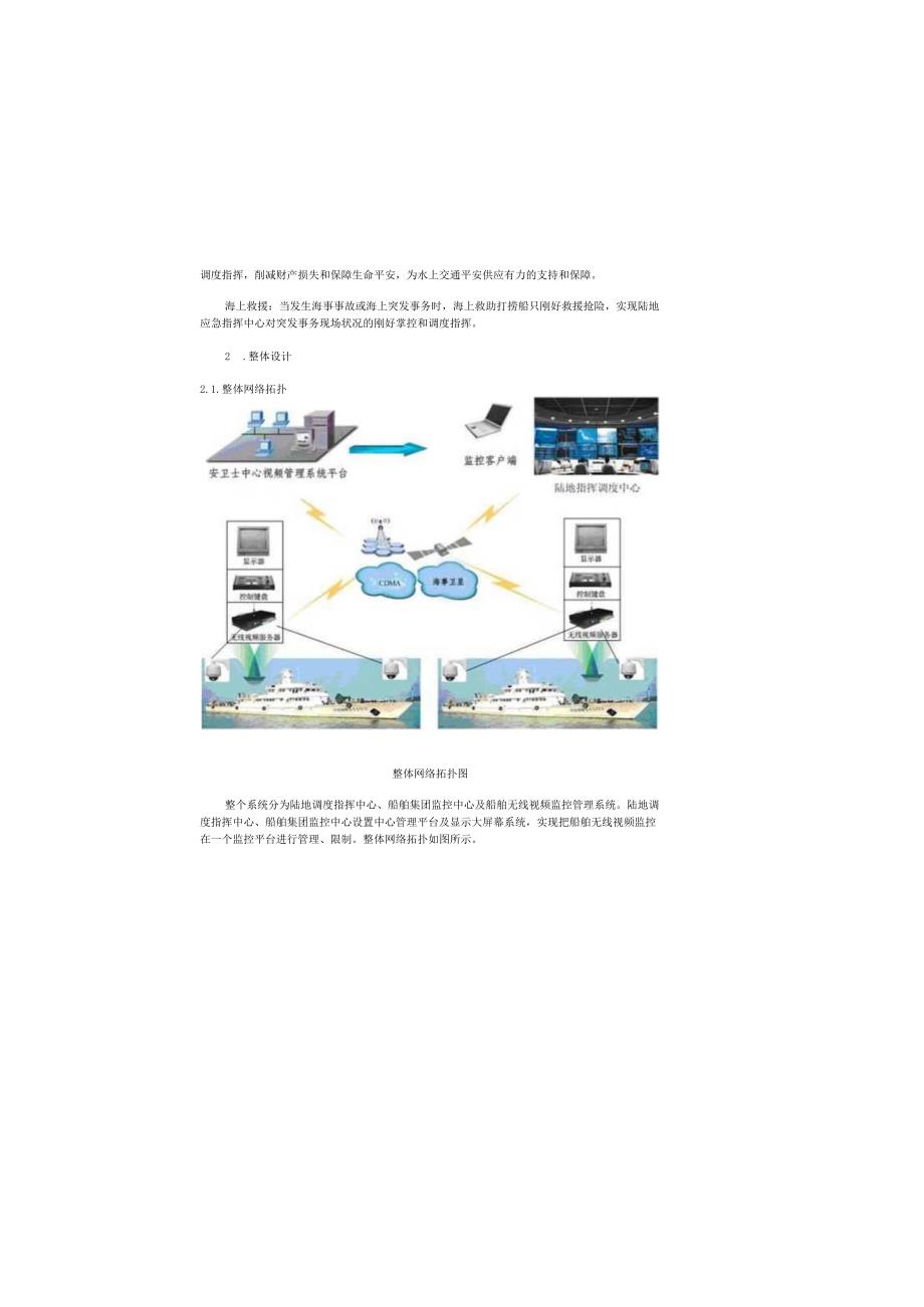 海上船舶远程视频监控系统设计方案.docx_第2页