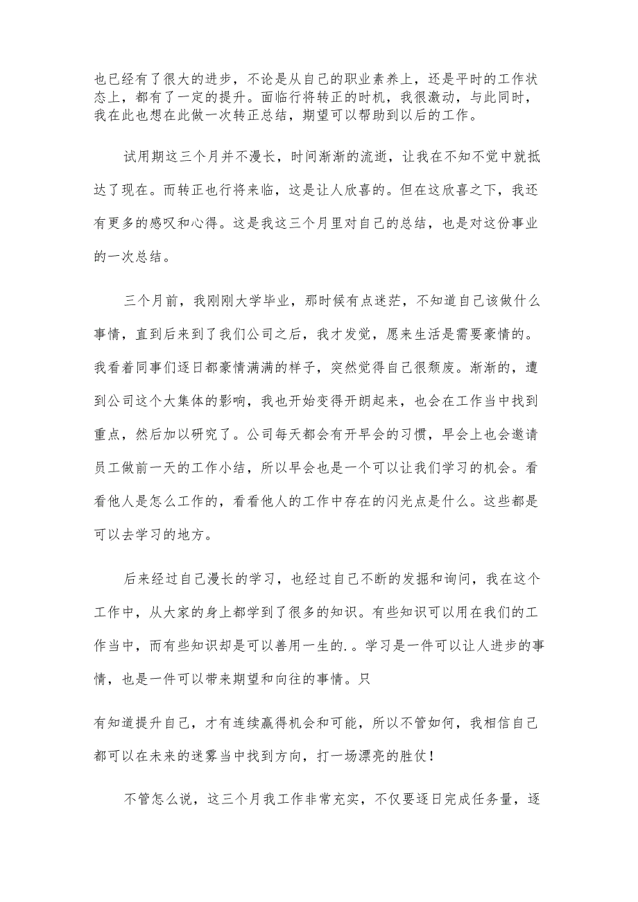 三个月转正工作总结.docx_第2页