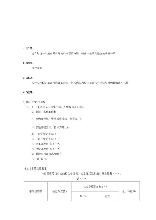 计量仪器内校规程.docx