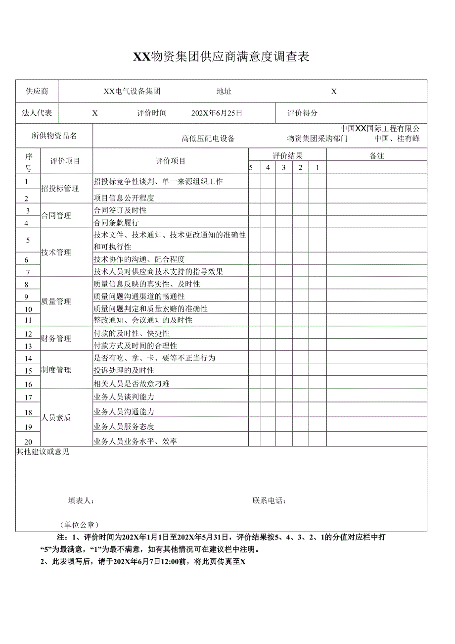 XX物资集团关于供应商满意度调查通知（2024年）.docx_第2页