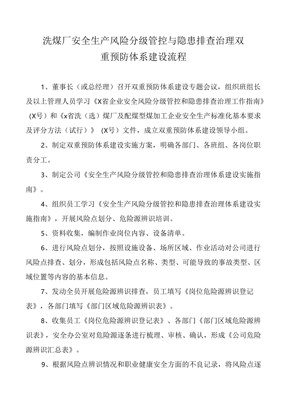 洗煤厂双重预防体系建设文件汇总.docx_第2页