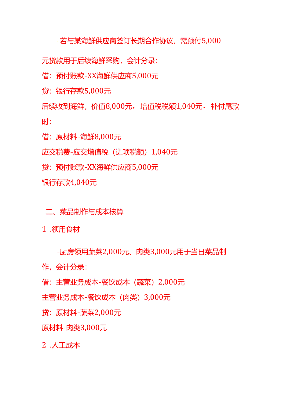 做账实操-餐饮业的会计处理实例.docx_第2页