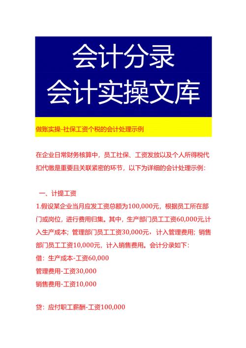 做账实操-社保工资个税的会计处理示例.docx