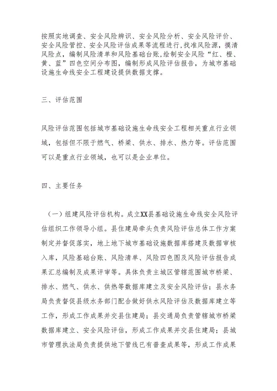 xx县城市基础设施生命线安全风险评估工作方案.docx_第2页