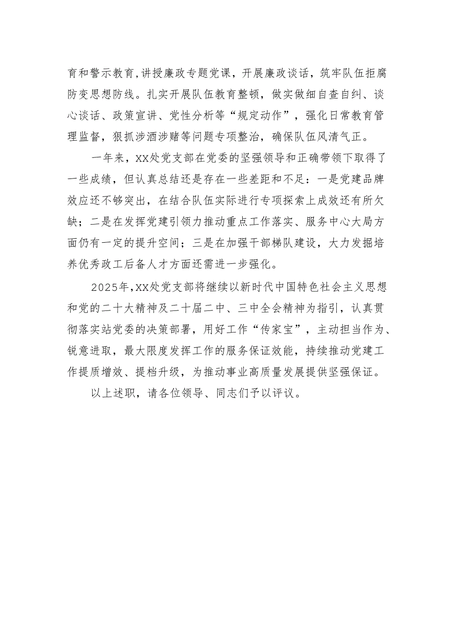 党支部书记2024年抓党建工作述职报告.docx_第3页