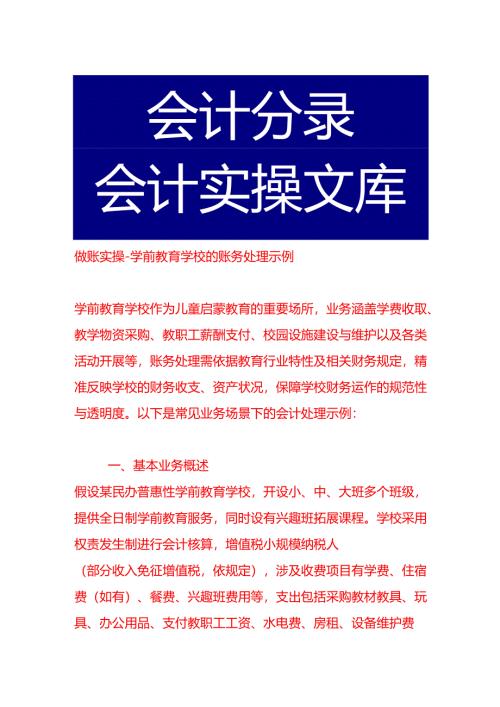 做账实操-学前教育学校的账务处理示例.docx