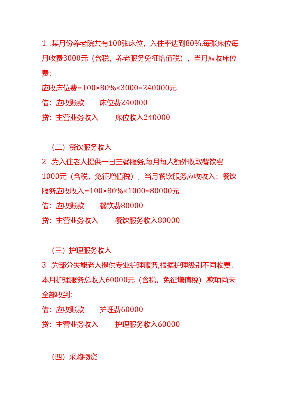 做账实操-营利型养老院的账务处理示例.docx_第2页