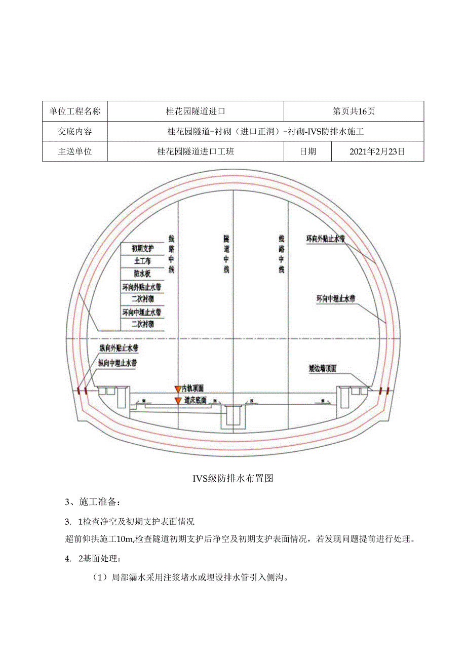 017桂花园隧道-防排水（进口正洞）-防排水-Ⅳs防排水施工.docx_第3页