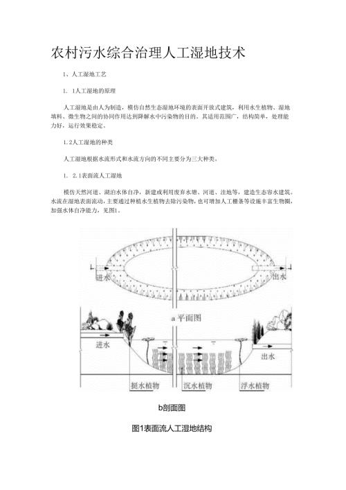 02农村污水综合治理人工湿地技术.docx