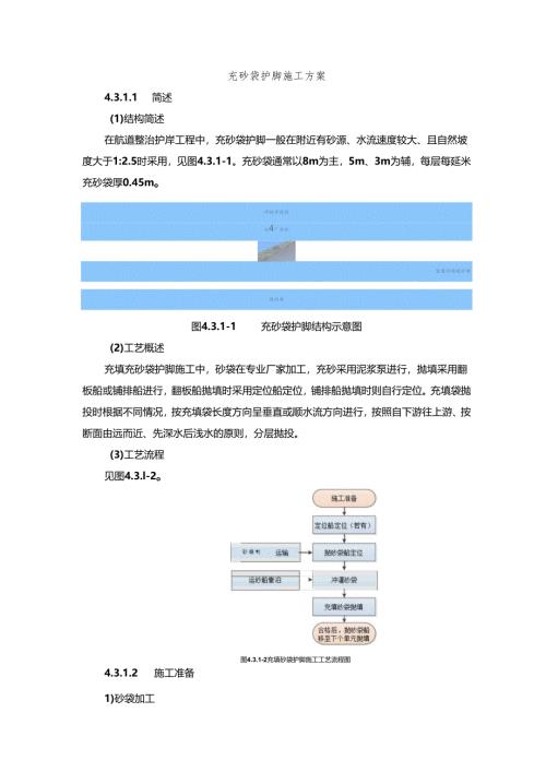 充砂袋护脚施工方案.docx
