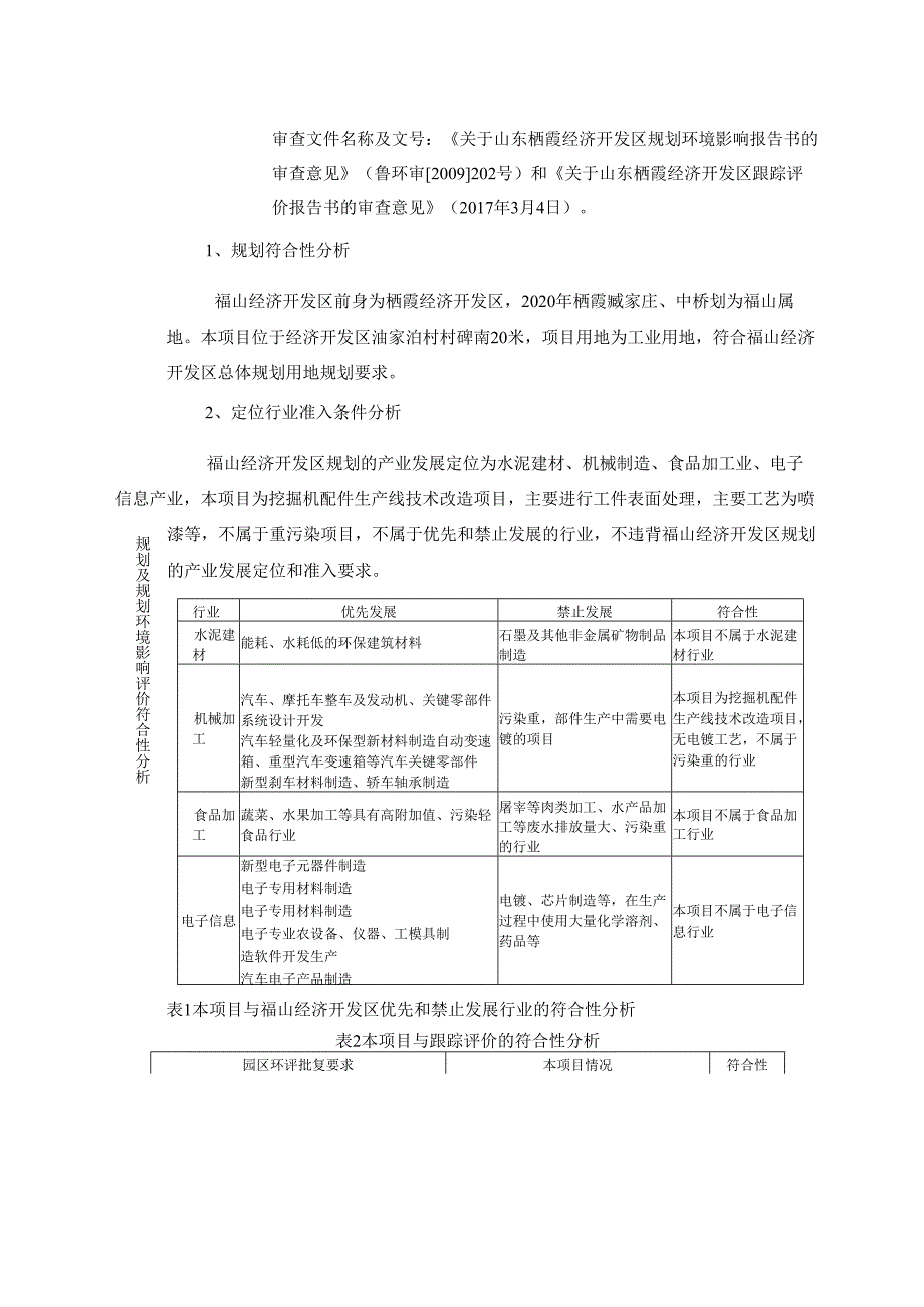 挖掘机配件生产线技术改造项目环评报告表.docx_第3页