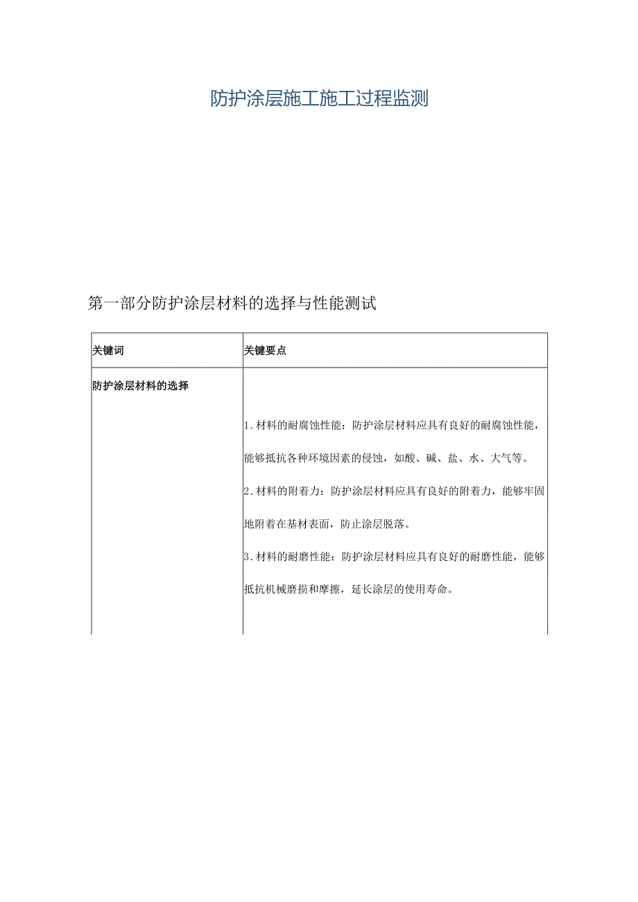 防护涂层施工施工过程监测.docx_第1页