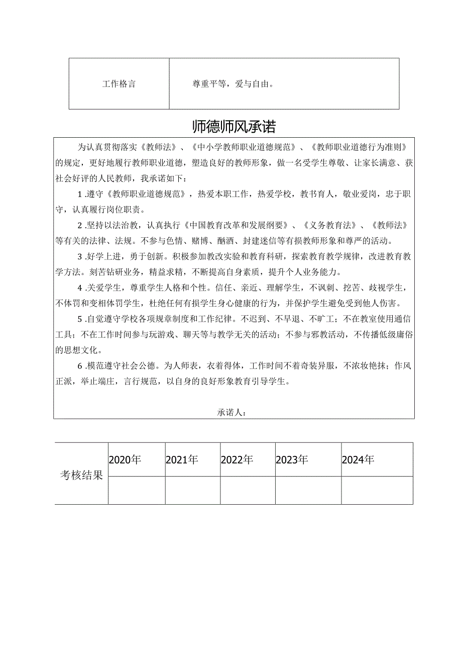 师德师风个人档案表.docx_第2页